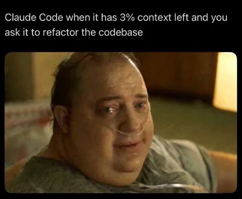 Claude Code With 3% Context Left