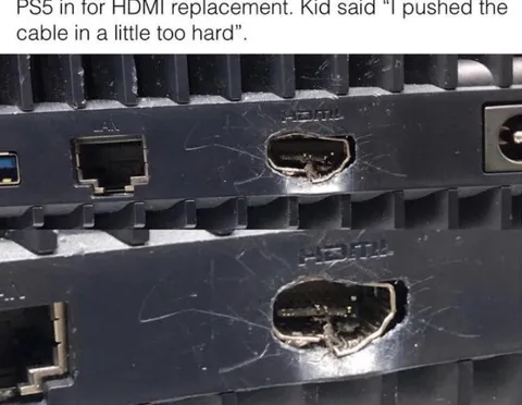 PS5 HDMI Pushed Too Hard