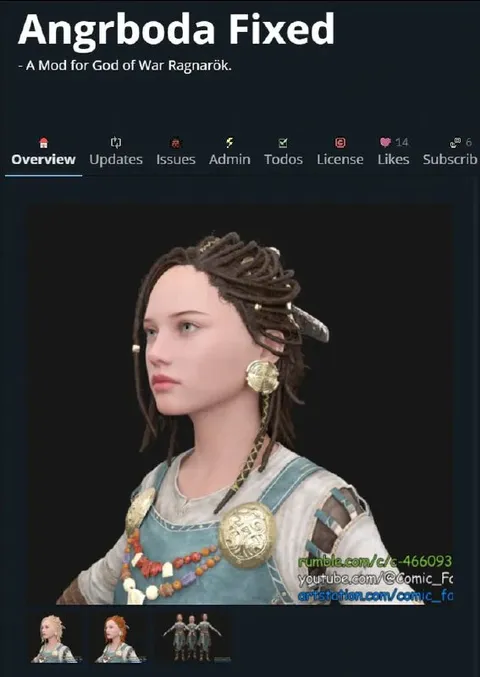 Angrboda Fixed Mod
