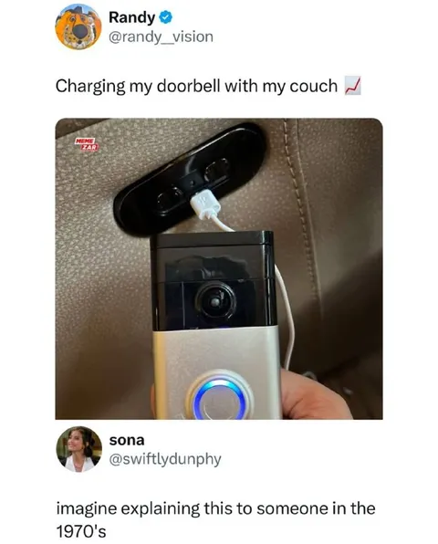 Charging Doorbell With Couch