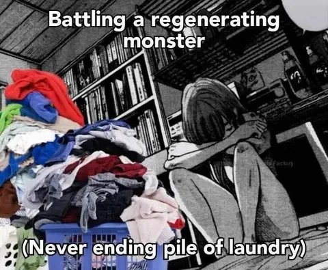 Battling a Regenerating Monster