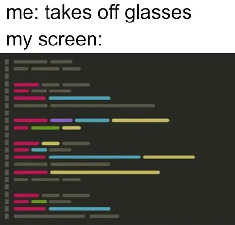 My Screen Without Glasses