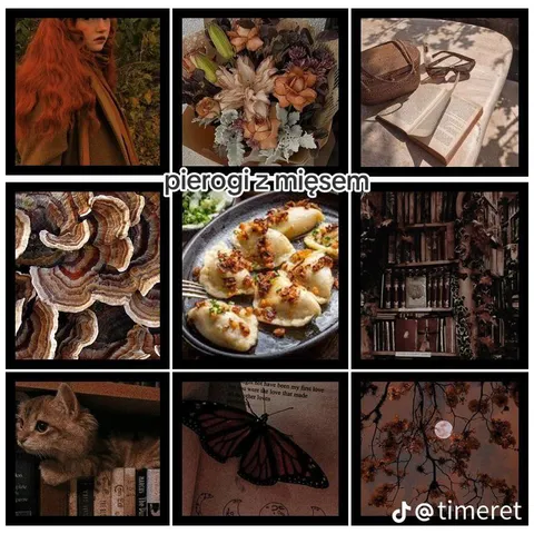 Jesienny kolaż z pierogami
