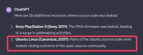Ubuntu Source Code Leak