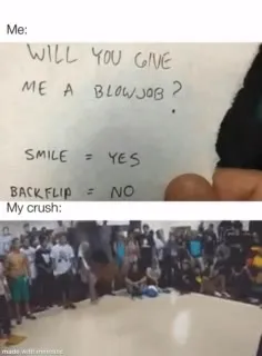 Smile Yes, Backflip No