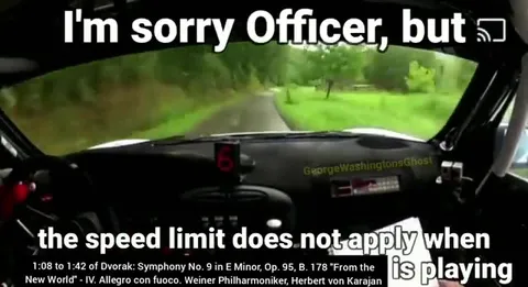 Sorry Officer, Dvořák Is Playing