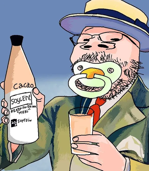 Cacao Soylent Baby Reaction