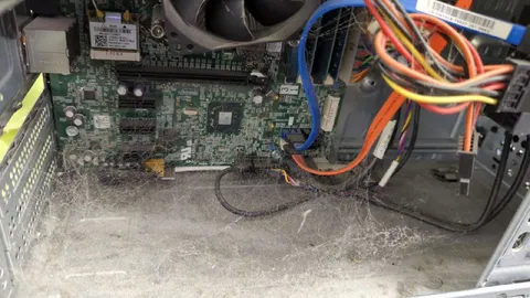 Dusty Computer Interior