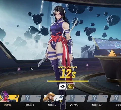 New Hero Selection Screen