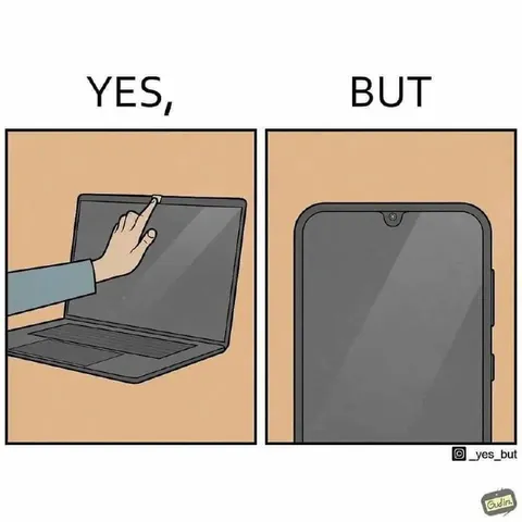 Yes, But Laptop and Phone