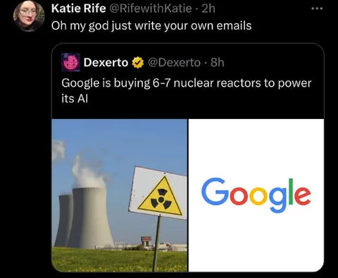 Google Powers AI With Nuclear Reactors