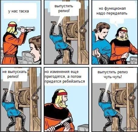 Выпустить релиз чуть-чуть