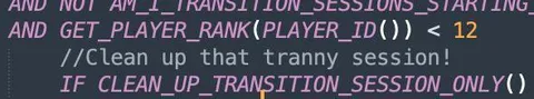 GTA Source Code Tranny Session