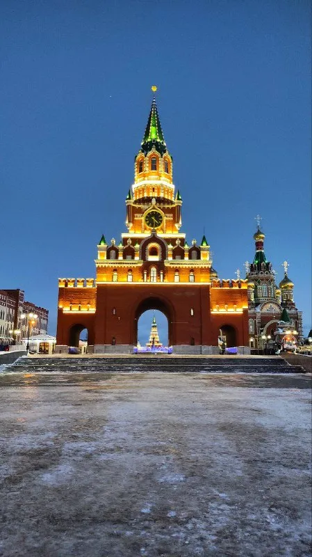 Лёд на Красной площади