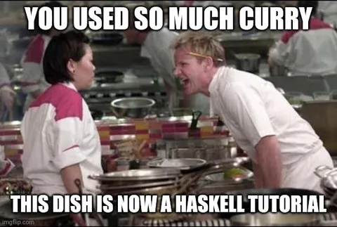 Curry Becomes a Haskell Tutorial