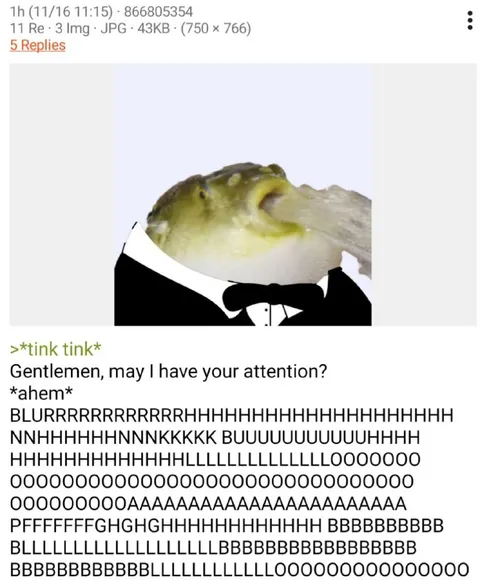 Pufferfish Demands Attention