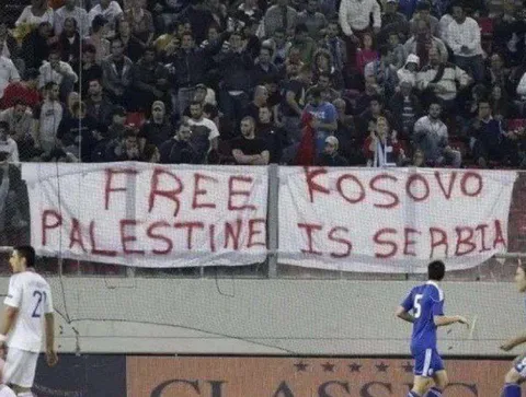 Free Palestine, Kosovo Is Serbia