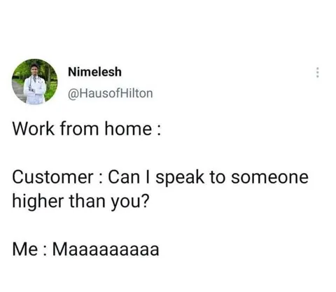 Work From Home Higher Authority