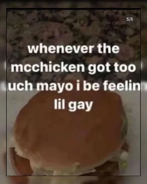 McChicken With Too Much Mayo