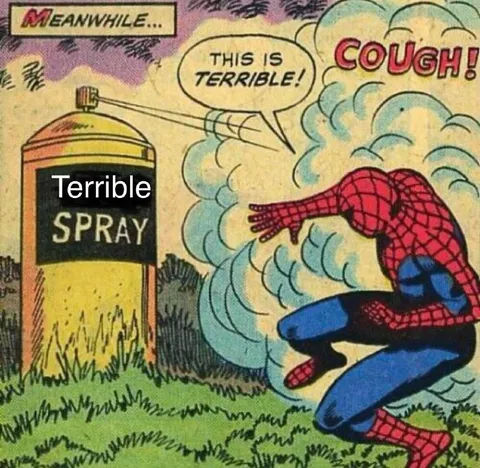Spider-Man Hates Terrible Spray