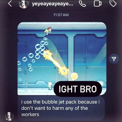 Bubble Jet Pack Safety