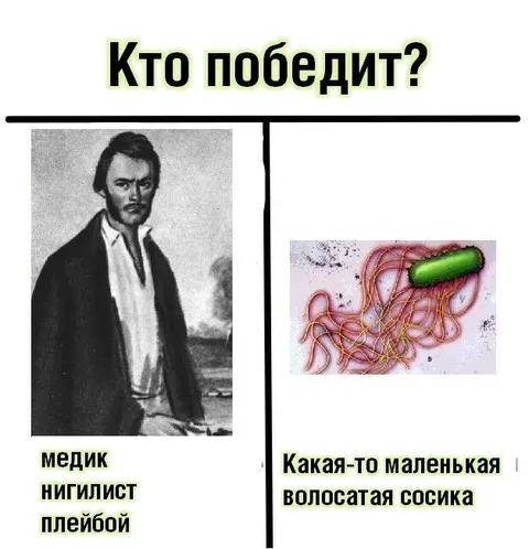 Кто победит: нигилист или бактерия