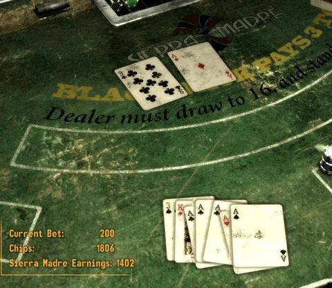 Fallout Blackjack Victory