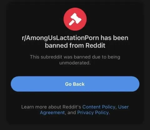 Among Us Lactation Porn Banned