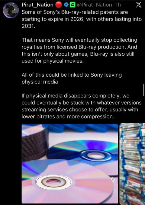 Sony Abandons Physical Media
