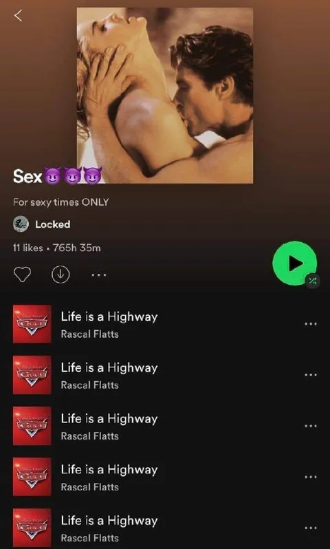Life Is a Highway Sexy Playlist