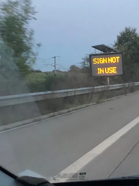 Sign Not In Use