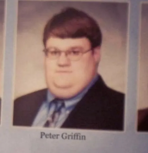 Peter Griffin School Photo