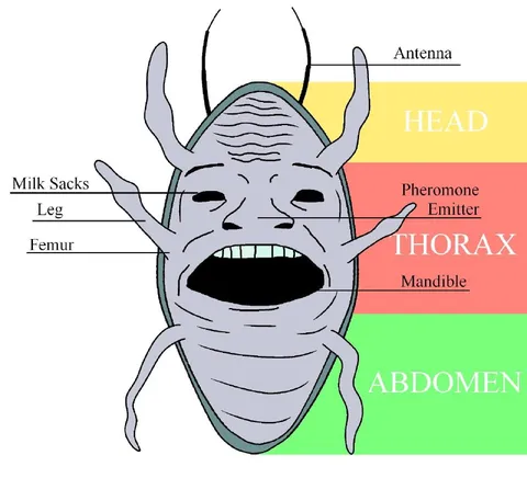 Confused Insect Anatomy Diagram
