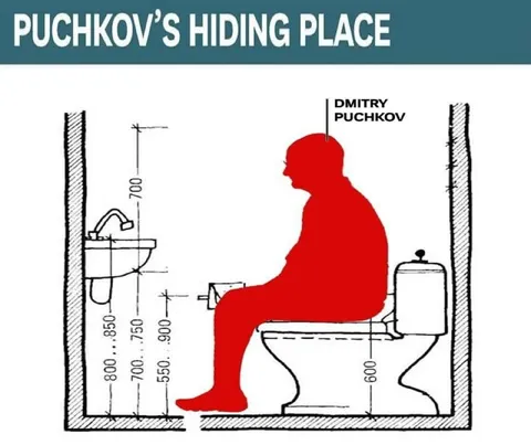 Puchkov’s Toilet Hiding Place