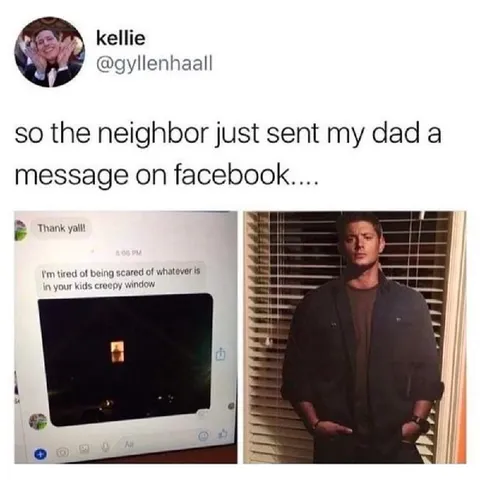 Neighbor Sees the Creepy Window