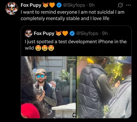 Not Suicidal, Just Found an iPhone