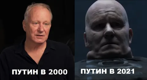 Путин в 2000 и 2021