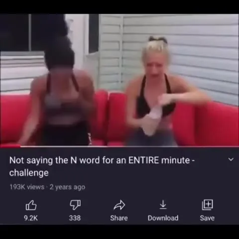 Not Saying the N Word Challenge