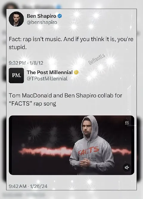 Ben Shapiro FACTS Rap Collab