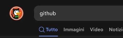 Ricerca di github