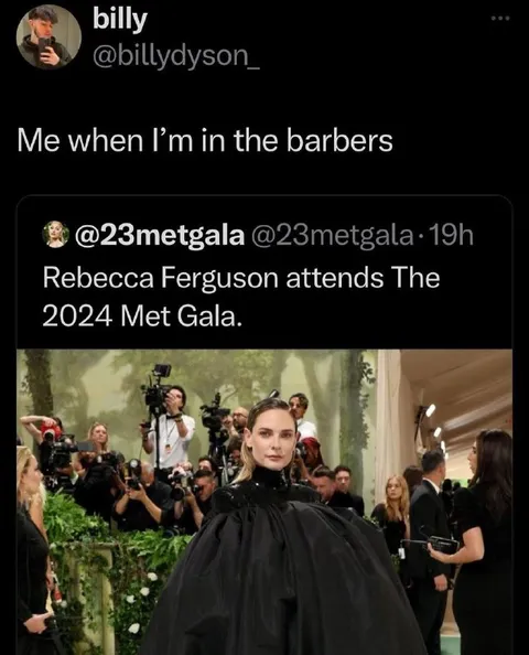 Me When I’m in the Barbers