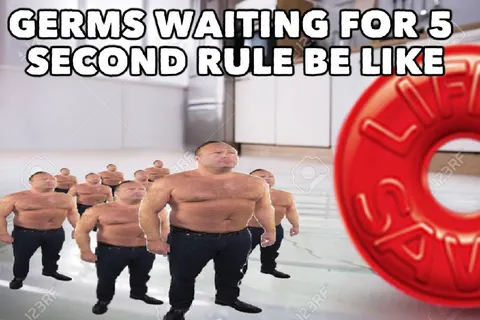 Germs Waiting for the Five-Second Rule