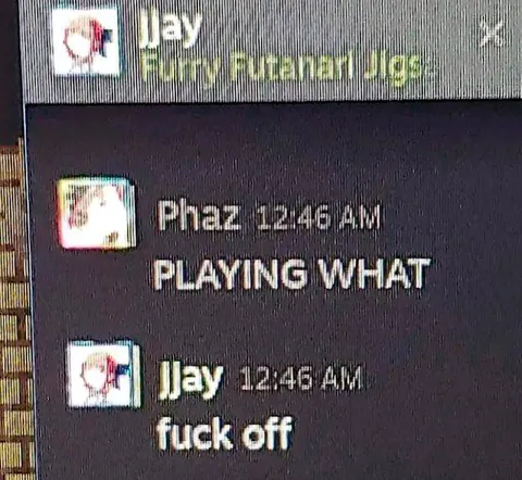 Playing What? Fuck Off