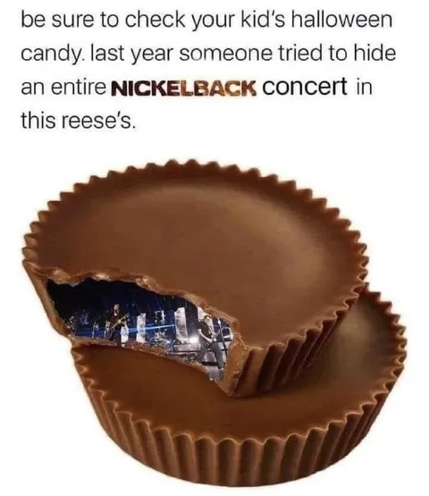 Nickelback Hidden in Reese’s