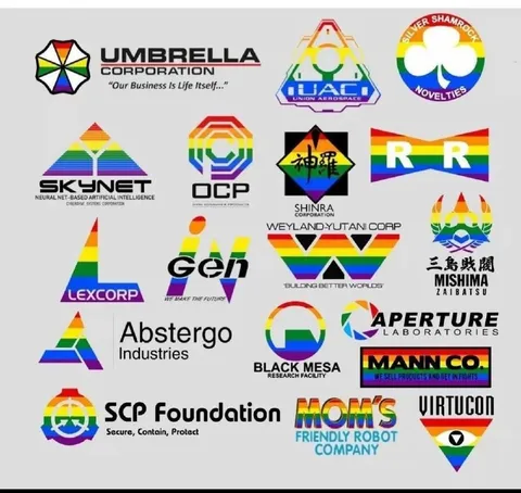 Rainbow Fictional Corporations