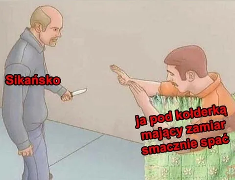 Ja pod kołderką smacznie śpię