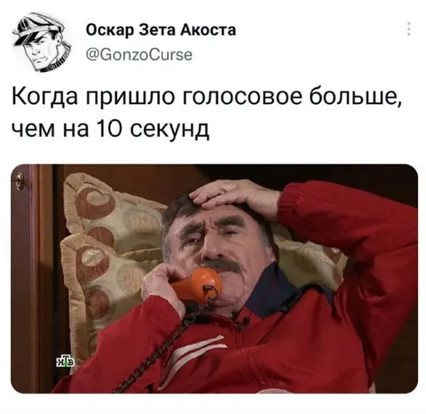 Длинное голосовое сообщение