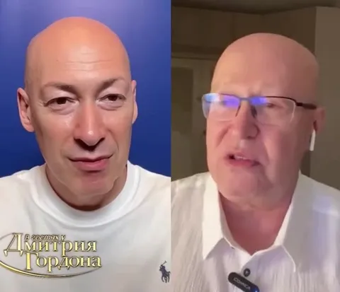 Дмитрий Гордон слушает собеседника