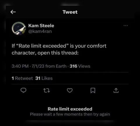 Rate Limit Exceeded Comfort Character