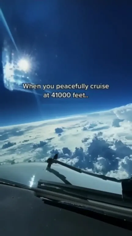 Chinese Loudspeaker at 41000 Feet